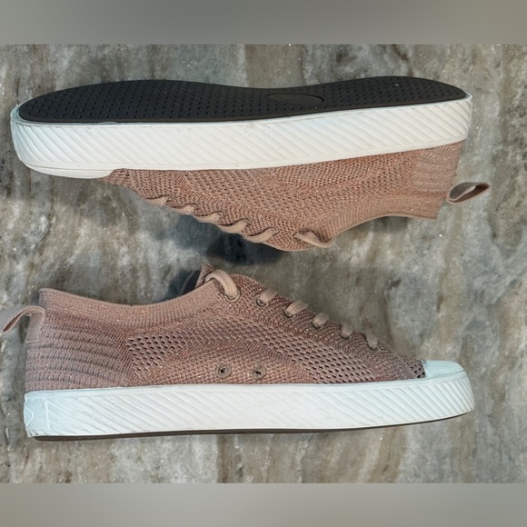 Women’s PALLADIUM Pallaphoenix Knit sneakers- Rose dust/copper. Size 8 - Picture 7 of 9